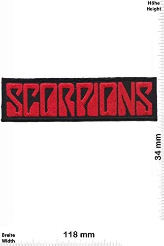 Écusson brodé thermocollant Scorpions Rouge Scorpions - Nail Gallerys