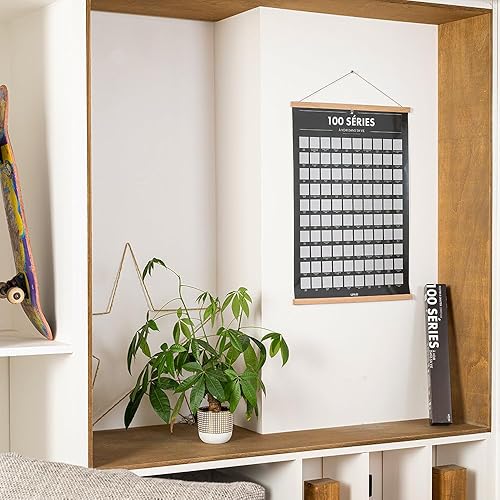 Opari Poster à Gratter 100 Séries à Voir dans sa Vie – Affiche Murale 70x50 cm – Papier PEFC – Illustrations Originales – Fabriqué en France – Idée Cadeau Culture Pop - Nail Gallerys