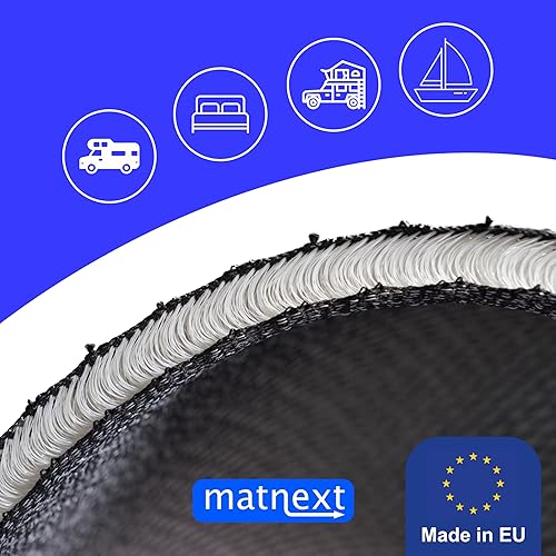 Matnext Airflow Balance sous-Matelas, 15 mm, en Maille 3D, sur Mesure, Tissu d'espacement Respirant pour ventiler Le Matelas (160cm x 200cm) - Nail Gallerys