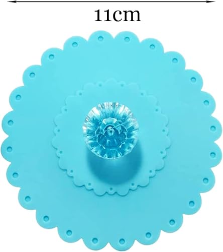 8 Pièces Couvercles en Silicone pour Verres à Boire,Couvercle de Tasse en Silicone,Protection Contre la Poussière,Couvercle Silicone Alimentaire Réutilisable (B) - Nail Gallerys