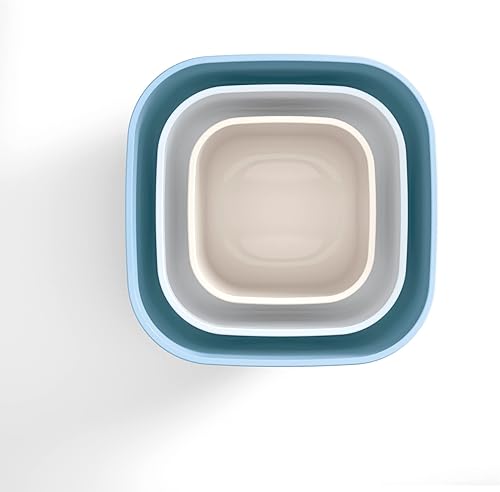 Guzzini 8008392306863 Kitchen Active Design Lot DE 3 RECIPIENTS HERMETIQUES, Multicolore (Assisté) 19.5 x 19.5 x 9.3 cm - Nail Gallerys