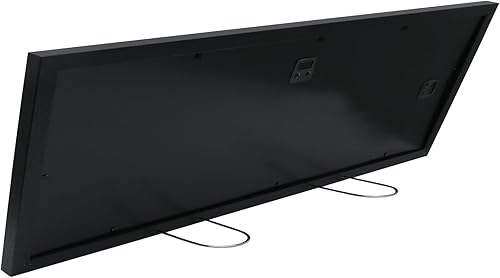 Deknudt Frames Cadre photo avec passe-partout pour 3 photos 10x15cm - Noir - Bois MDF - Multivue - Collage - pour accrocher ou poser - 18x56cm - S66KC3 10x15 - Nail Gallerys