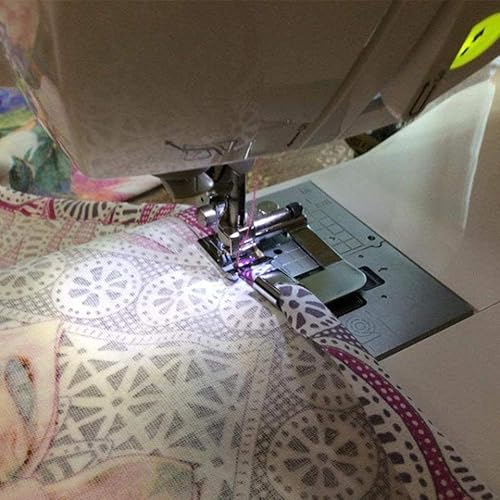 Lot de 3 Tailles de Pied Adaptateurs Pied Pied de Biche Presseur pour Biais de Machine à Coudre Pied Ourlet Roulé Compatible - Nail Gallerys