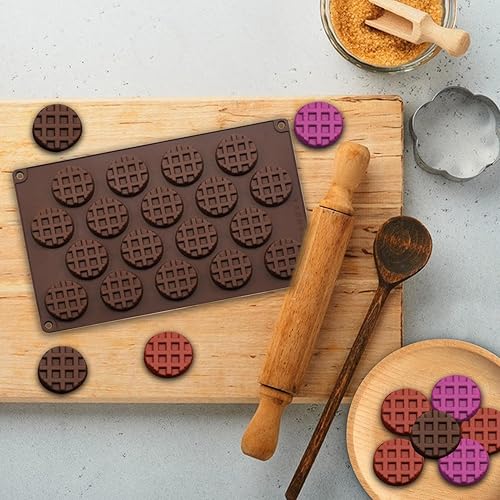 Moules À Bonbons Au Chocolat,Moules À Bonbons En Silicone, Moules À Gaufres Antiadhésifs À 18 Grilles, Ensemble D'ustensiles De Cuisson De Vacances, Moule À Gelée, Moule De Cuisson Hémisphère, Outils - Nail Gallerys