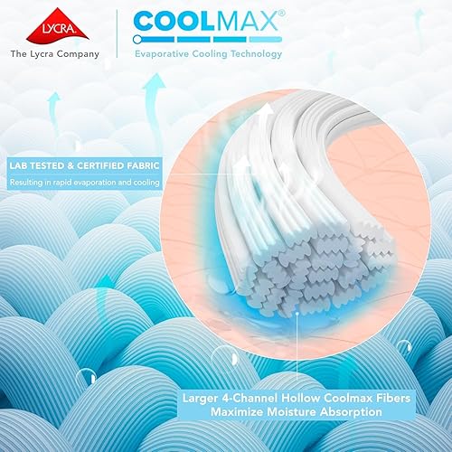 Comfort Spaces Parure de lit 4 pièces rafraîchissantes pour très Grand lit, draps Doux et résistants à l'humidité, draps de lit rafraîchissants pour Les dormeurs Chauds, Poche Profonde élastique pour - Nail Gallerys