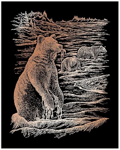 Royal & Langnickel COPF11 Art de la gravure sur cuivre Taille A4 Lionne/Lionceau - Nail Gallerys