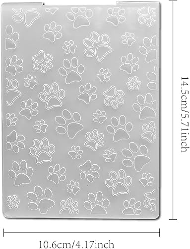 arriettycraft Dossiers de gaufrage en plastique pour la fabrication de cartes, empreintes de pattes de chat, scrapbooking, album photo, papier cartonné fait à la main - Nail Gallerys