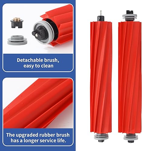 20 pièces de rechange compatibles avec Roborock S7 S7 MaxV S7 MaxV Ultra S7 Plus S7 Pro Ultra, 2 brosses principales, 4 filtres, 6 serpillères, 6 brosses latérales, 1 brosse de nettoyage, 1 tournevis - Nail Gallerys