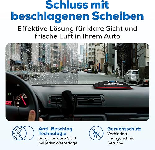 Smart-Planet® Coussin déshumidificateur de voiture - 1000 g - Réutilisable - Anti-fuite - Avec indicateur d'humidité - Contre la buée - 1 kg - Pour voiture, maison, caravane - Nail Gallerys