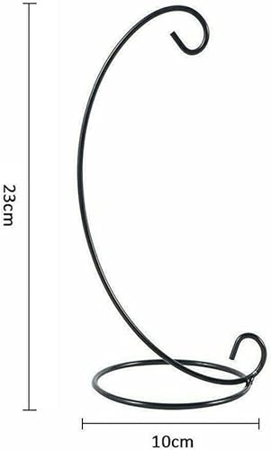 Lot de 20 supports de présentation en fer à suspendre pour globe en verre, plante, terrarium, boule de sorcière, boule et décoration de Noël - Nail Gallerys