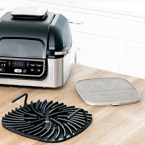 Bouclier anti-éclaboussures en acier inoxydable pour Ninjas Foodi AG301, accessoires réutilisables 5 en 1, écran anti-éclaboussures en maille fine pour Ninjas Foodi AG300, AG300C, AG301C, AG302, AG400 - Nail Gallerys