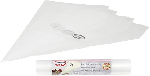 Dr.Oetker Lot de 30 poches à douille jetables Beige 35 cm 10 x 10 x 35 cm - Nail Gallerys