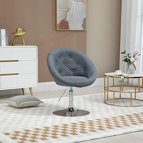 SVITA Havanna Fauteuil de cocktail pivotant rétro en tissu Rose - Nail Gallerys