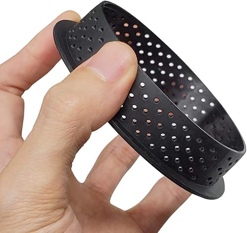 vitihipsy 8 PCS Moule à Gateau Perforé Cutter Forme Ronde Mousse Cercle Anneau,ercle tartelette,Moule perforé La Décoration de Gâteau - Nail Gallerys