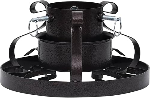 Gecheer Support de Sapin de Noël Cuivre Antique 29x29x15,5 cm Base de Sapin de Noël, Pied de Arbre de Noel pour Décoration de Fête, Salon, Bureau, Salon, Maison, Bureau - Nail Gallerys