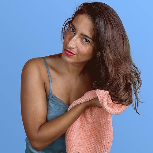 UB-STORE Serviette de Luxe pour Cheveux en Microfibre Rose - Turban de tête Ultra Absorbant, Doux et à séchage Rapide - pour Toutes Les Femmes et Tous Les Types de Cheveux - Nail Gallerys