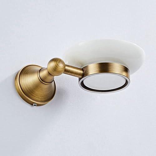 Qezodsx Porte- Antique Porte- de Salle de Bain en Brossé avec Porte- en CéRamique pour Toilettes de Salle de Bain - Nail Gallerys