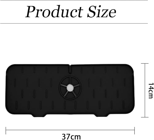 VBNZBK 2-Pack Tapis Absorbant en Silicone,Protection Contre Les éclaboussures D'évier pour évier de Cuisine,Salle de Bain,Ferme - Nail Gallerys