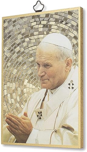 Holyart Impression sur Bois St Jean-Paul II Prière pour la Paix ITA - Nail Gallerys