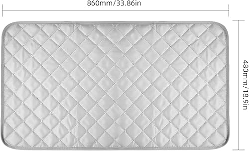 Planche à repasser de bureau de 48,3 x 83,8 cm, tapis de repassage pliable, planche à repasser de voyage portable, tapis de repassage de bureau et de lit pour repasser à la vapeur, adapté pour la - Nail Gallerys