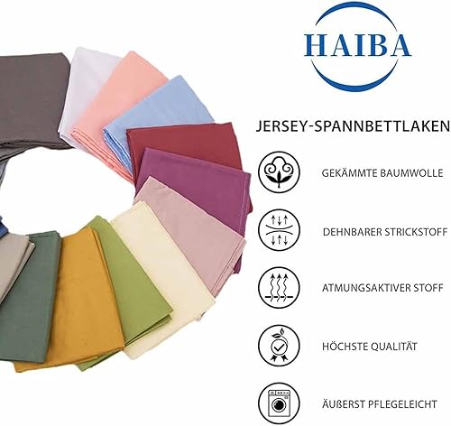 HAIBA Drap Plat 220x230cm Jaune Clair Draps de lit 100% Coton, sans Bande élastique, Qualité Hôtelière, Doux et Respirant Couverture - Nail Gallerys