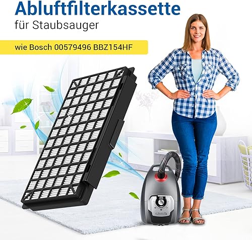 Filtre d'échappement Hepa pour cassette de filtre Bosch VSZ 6 BSGL 5 et VSZ 5 BSH 00579496 - Nail Gallerys