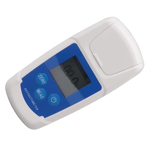Réfractomètre Brix brix meter 0 55% Brix Affichage Rétro éclairé HD Haute Précision Prisme Réfractif Haute Transmittance pour Mesurer la Teneur en Sucre brix meter refractometer Refraktometry - Nail Gallerys