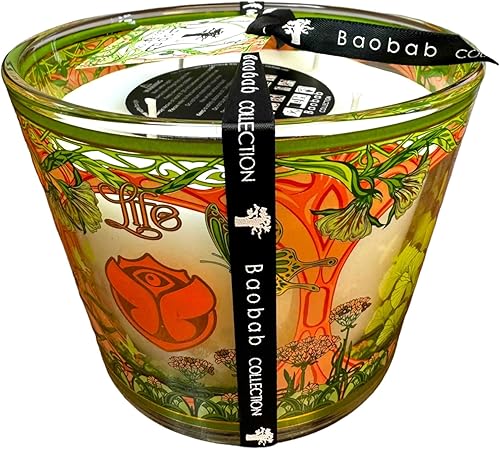 Baobab Collection Tomorrowland Edition Bougie parfumée muguet, mousse et poire – Décor aromatique luxueux (My First Baobab) - Nail Gallerys