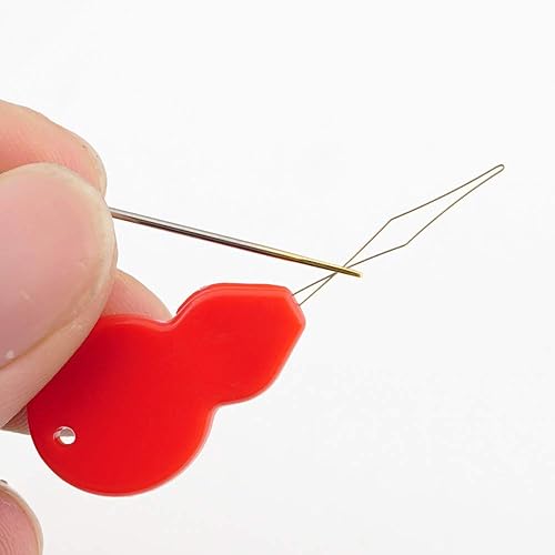 Ogquaton Filières à Aiguilles en Plastique avec boîte Transparente, Couleur aléatoire, 5 pièces - Nail Gallerys