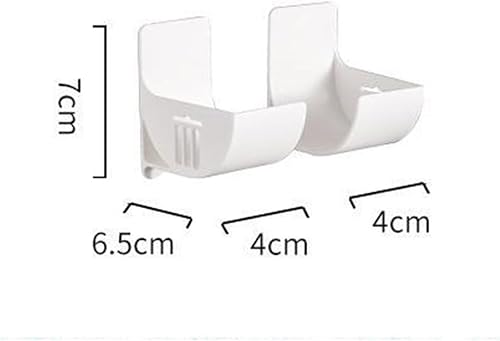 EasyByMall Lot de 4 supports de sacs poubelle, support de sacs de rangement autocollants, support mural pour armoires de cuisine, portes et placards (blanc) - Nail Gallerys