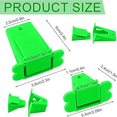 4pcs Appareil pour Fabriquer des Tubes en Tissus, Grande et Petite Appareil à Biais en Plastique pour Fabriquer Facilement un Tapis Jelly Roll(Vert) - Nail Gallerys