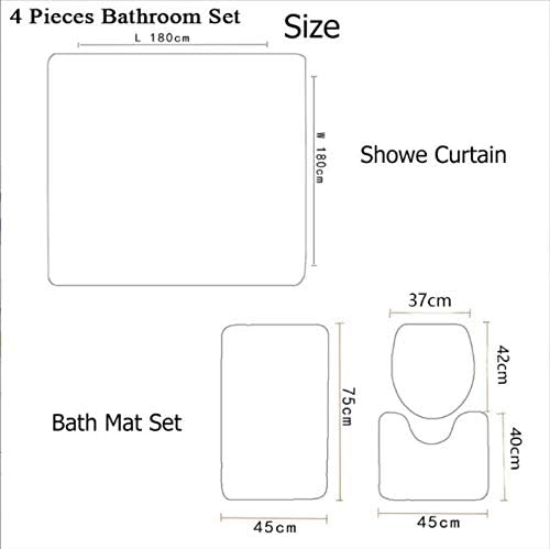 AIDEMEI Drapeau De La Jamaïque Rasta Feuille Rideau De Douche Ensemble Étanche Reggae Musique Salle De Bain Rideau Étanche Tapis De Toilette Salle De Bain Décor 180X180Cm - Nail Gallerys