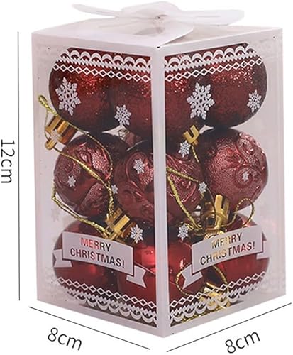 Zilimontt Lot de 12 boules décoratives pour sapin de Noël (bleu nuit foncé) - Nail Gallerys