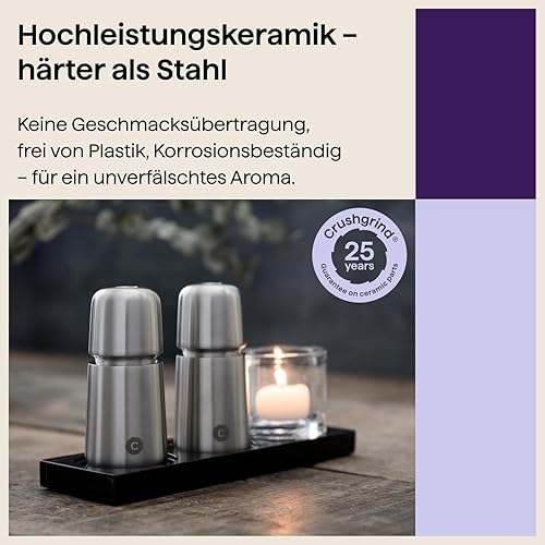 CrushGrind® Stockholm S/P 168 mm Acier Inoxydable, Nylon/A - Nail Gallerys