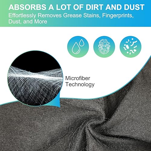 FHISKUNYU Chiffons Magiques en Microfibre 5 Pièces, 30x30cm, Ultra-Absorbants pour Nettoyage de Vitres et Maison，Chiffon Magique，Chiffon Microfibre，Chiffon Magique vitre sans Trace - Nail Gallerys