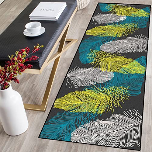 Tapis Cuisine Devant evier,tapis de couloir coloré,Lavable Doux Polyester Tapis D'EntréE Interieur Absorbant，Tapis de Passage ,Tapis de Couloir,Facile à Nettoyer - Différentes Dimensions - Nail Gallerys