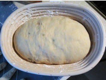 2 20,3 cm/21 cm ovale Banneton Brotform pâte à pain Bake Lever la preuve en rotin panier avec doublure en lin Royaume-Uni NEW - Nail Gallerys