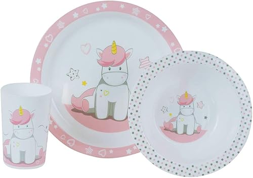 Fun House 006319 Licorne lot Vaisselle pour Enfant - Nail Gallerys