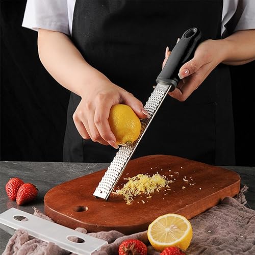 Râpe Zester avec poignée, râpes en acier inoxydable,Petit pinceau râpe à zesteur de citron | Broyeur de fromage, râpe à fromage à main, Gadgets de cuisine, acier inoxydable, pour Fruits, légumes, from - Nail Gallerys