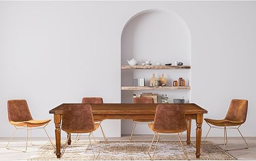 Biscottini Table Salle a Manger Extensible 120x120x80 cm Made in Italy | Table Cuisine | Table a Manger Extensible | Table Extensible Style Country - Nail Gallerys