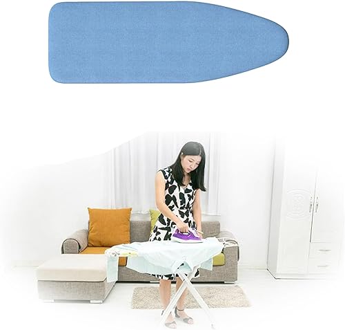 Housse Table À Repasser Extra Large avec Cordon De Serrage-pour Fer A Vapeur-Universel Max 130x48cm-Plus d'eau sous La Table-Repasse Jusqu'à 50% Plus Vite (Color : Bleu, Taille : 130x48cm) - Nail Gallerys