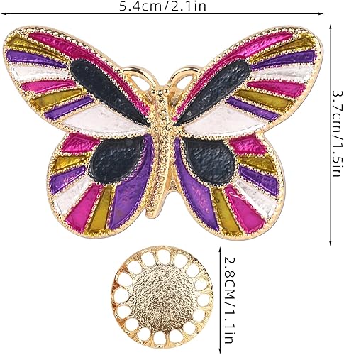 Gosknor Aimant pour Aiguilles, Porte Aiguilles Magnétique Papillon Accessoires de Point de Croix Magnétiques pour Broderie Couture et Travaux d'Aiguille - Nail Gallerys