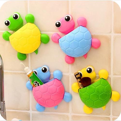 YOUNAFEN Cartoon pour tortue porte-brosse à dents ventouse support mural dentifrice - Nail Gallerys