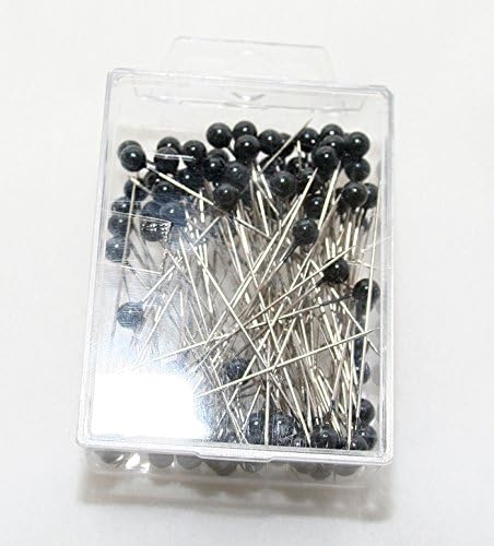 Lot de 100 épingles de 65 mm de long à tête ronde de 6 mm crème - Nail Gallerys