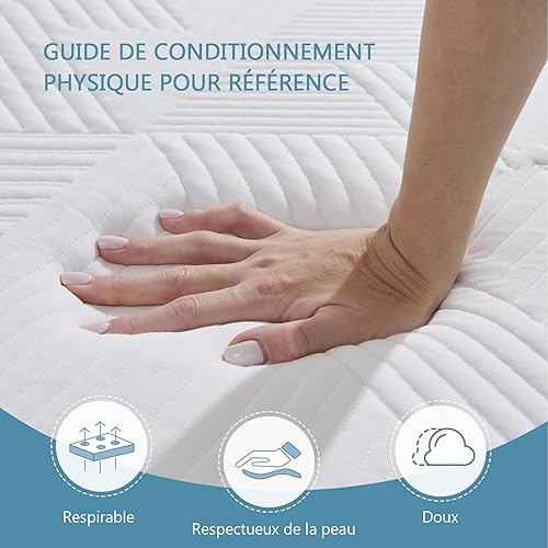 Hiimgo Matelas Pliable 75x195x10cm - Housse Amovible Respirante Lavable,Matelas invité Pliable en, Mousse à Mémoire de Forme en Gel,Sac de Transport - Parfait lit Pliant 1 Personne - Nail Gallerys