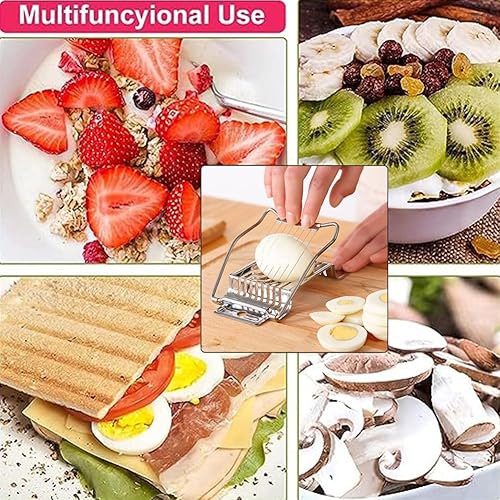 Coupe-œufs En Acier Inoxydable, Coupe Oeuf, Coupe Oeuf Professionnel, Coupe-œufs Professionnel En Acier Inoxydable, pour œufs, Kiwis, Fraises, Aliments Mou, Au Lave-Vaisselle - Nail Gallerys