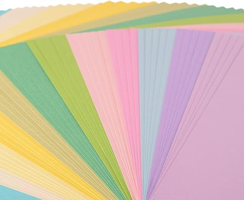 Florence Papier Cartonné Lisse - 30,5 x 30,5 cm - Spring - 16 x 5 feuilles - 216 g/m² - pour Scrapbooking, Carterie, Perforation et Faire Part de Mariage - Nail Gallerys