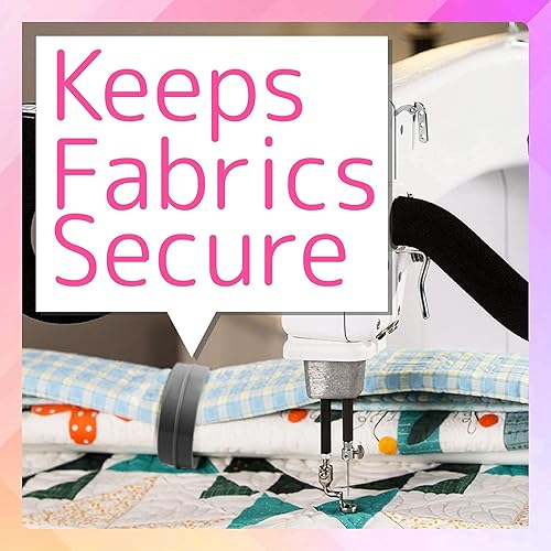 IMPRESA [20 Paquets de Pinces pour Quilting - Pinces résistantes pour Le Quilting à la Machine - Grandes Pinces de 1' de Haut pour Le Quilt - Anneaux de 3' de diamètre pour Le Quilting - Nail Gallerys