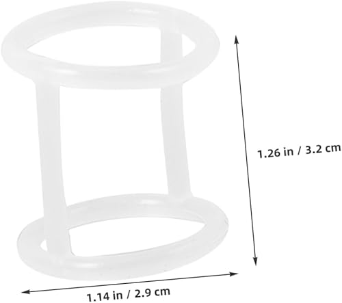 Milisten 3 Pièces Remplacement Des Fabricants De Glaces Accessoires De Machine à Crème Glacée Fournitures Pour Machines à Glace Bagues D'étanchéité En Silicone Gel De Silice Blanche - Nail Gallerys