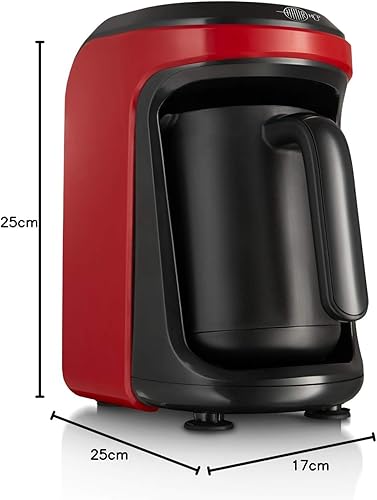 Karaca Hatir Hup Machine à café turque, or rose, pour 5 personnes, 535 W, automatique, pour café simple, cafetière traditionnelle - Nail Gallerys